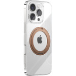 Joyroom JR-16JL6 Iphone 16 Pro Ultra-Thin Magsafe Compatible Case With 360� Ring Stand - Gold - (JR-16JL6-gold)