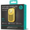 Joyroom Maya Portable Bluetooth Speaker With built-In flashlight, Resistant - Yellow - (JR-MS03)