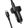 Hoco Car Charger With Lcd 2xUsb A + 1xUsb C Pd QC3.0 42W Z63A black