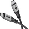 Goobay USB-C Cable With Textile Sheath, USB4, 240 W, 40 Gbit/s, Power Delivery, 1.5 m 1.5 m - (74776)