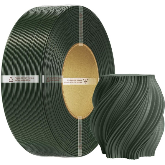 Creality CR-Petg Army Green - No Reel 3D Printer Filament, Hard Glossy, Tensile Str. 49MPA, 1 Kg - (3301030149)