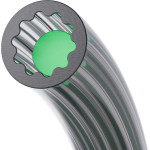 Creality Star-Shaped Low-Resistance Ptfe Tube 1m - For All Fdm Printers - (4004200030)