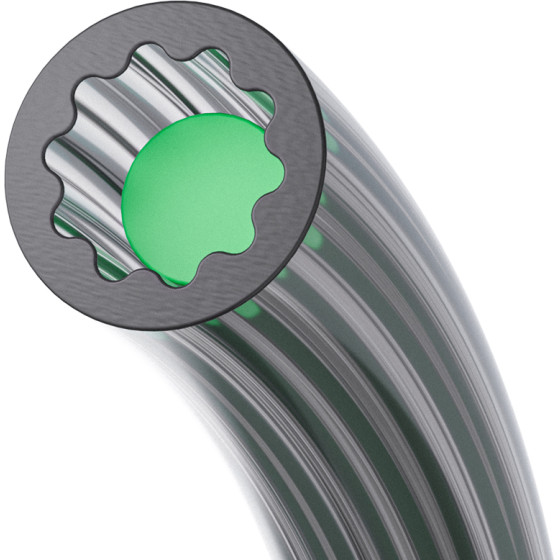Creality Star-Shaped Low-Resistance Ptfe Tube 1m - For All Fdm Printers - (4004200030)