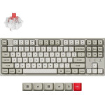 Keychron C1 Pro QMK/Via Mechanical Red Switch - 8K Polling Rate Hot Swap.80% Us Retro Rgb - (C1PX-M1)