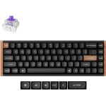 Keychron K6 He Special Wood Edition Wireless Magnetic Hall Effect Rgb Keyboard 65% Us - (K6H-F1)