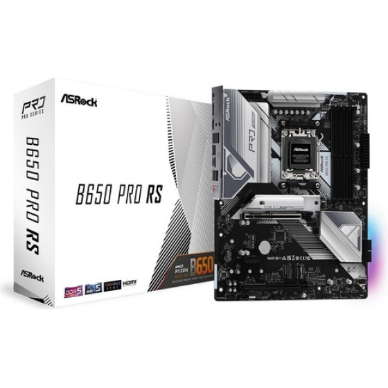 Asrock B650 Pro Rs Motherboard Atx �� Amd AM5 Socket - (90-MXBL10-A0UAYZ)