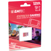 Emtec Memory Card Microsd UHS-I U3 V30 A1 Express 128GB 880MBs Gaming - (ECMSDM128GEXG)