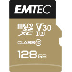 Emtec Memory Card Microsd USH-Ii V30 A2 Speedin Pro Plus 128GB Class 10 - (ECMSDM128GUHS2)
