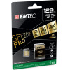 Emtec Memory Card Microsd USH-Ii V30 A2 Speedin Pro Plus 128GB Class 10 - (ECMSDM128GUHS2)