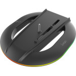 iPega P5S035SAh Vertical Stand (2xUSB-A) With Rgb For PS5 Slim/PS5 Pro Black - (PG-P5S035SAH)