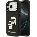 Karl Lagerfeld 3D Rubber Karl And Choupette Case For Iphone 17 Pro Black - (KLHCP17L3DRKCNK)