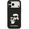 Karl Lagerfeld 3D Rubber Karl And Choupette Case For Iphone 17 Pro Max Black - (KLHCP17X3DRKCNK)