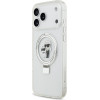 Karl Lagerfeld Ringstand Karl And Choupette Magsafe Case For Iphone 17 Pro Max White - (KLHMP17XHMRSKCH)