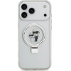 Karl Lagerfeld Ringstand Karl And Choupette Magsafe Case For Iphone 17 Pro Max White - (KLHMP17XHMRSKCH)