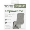 Empower By PanzerGlass(R) Empower Bank w. Spin Stand | 5000mAh | Titanium - (PG-EM34876)