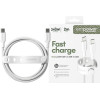 Empower By PanzerGlass(R) Racing 240W USB-C To USB-C Cable | Usb 2.0 | 2M | Silver White - (PG-EM86681)