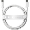 Empower By PanzerGlass(R) Racing 240W USB-C To USB-C Cable | Usb 2.0 | 2M | Silver White - (PG-EM86681)