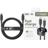 Empower By PanzerGlass(R) Racing 240W USB-C To USB-C Cable | Usb 2.0 | 2M | Space Black - (PG-EM32448)