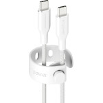 Empower By PanzerGlass(R) Racing 60W USB-C To USB-C Cable | Usb 2.0 | 1.2M | Silver White - (PG-EM52178)