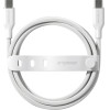 Empower By PanzerGlass(R) Racing 60W USB-C To USB-C Cable | Usb 2.0 | 1.2M | Silver White - (PG-EM52178)
