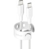 Empower By PanzerGlass(R) Racing 60W USB-C To USB-C Cable | Usb 2.0 | 2M | Silver White - (PG-EM85432)