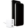 Empower By PanzerGlass(R) Turbo 70W Multiple Charger incl. 2 x USB-C + USB-A | Eu Plug | Silver White - (PG-EM31479)