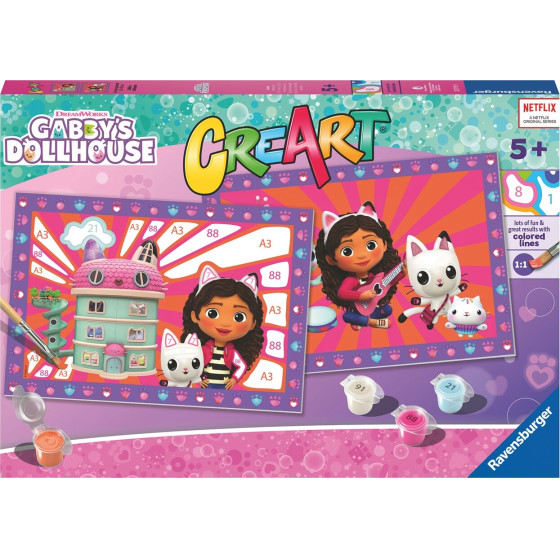 Ravensburger: Creart Jr - Gabbys Dollhouse (23715)