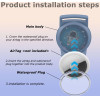 Tech-Protect Nylon For Kids Apple Airtag 1 / 2 ASTRONAUT
