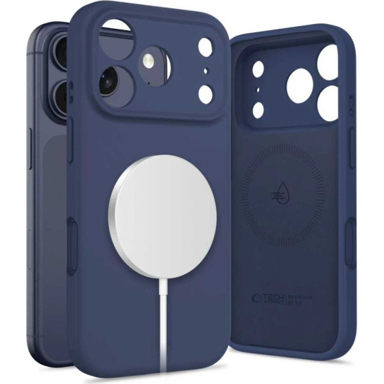 Tech-Protect Silicone Magsafe Iphone 17 Pro Deep BLUE