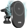 SBS Magnetic Holder With Qi2.2 25W Wireless Charger With Active Cooling - Black - (TESUPPVENTWIRQI225W)