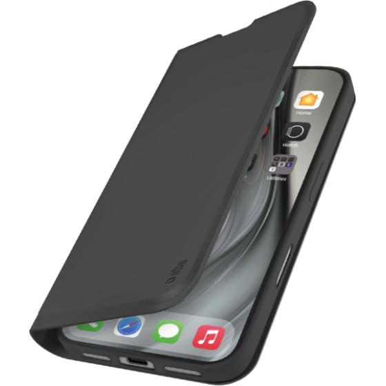 SBS Wallet Smooth Stand Book Iphone 17 Pro Max Black - (TEWALIP1769K)