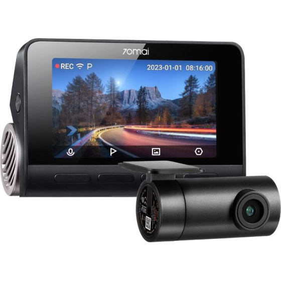 70MAi Dash Cam & Rear Cam, 3840*2160P 4K 30FPs 3iNc Screen 60C Temperature - (A810S-2)
