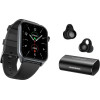 Riversong Smartwatch Motive 9E Space Gray + Riversong True Wireless Airclip L3 Black - (SW905GBNDL)