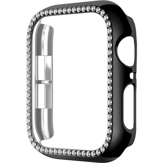 Sonique ���� ��������� Luxury Diamond Pc ��� Apple Watch 4/5/6/SE/Se 22 44mm �����