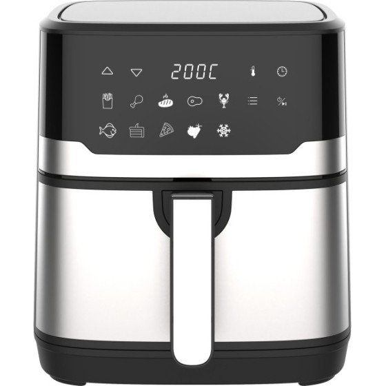 Jocca Digital Air Fryer 6.5L Silver - (J-2719)