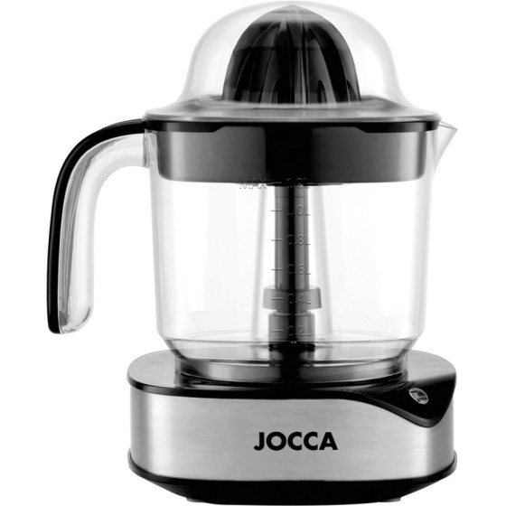 Jocca Electric Juicer With 1.2L Jug & Bidirectional Rotation 40W BLACK/Silver - (J-2130)