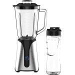 Jocca Glass Blender With Crystal Jar And Bottle Stainless Steel 350W - (J-2311)