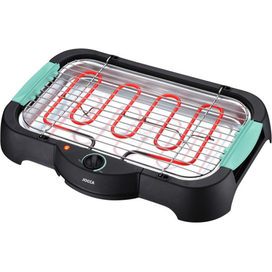 Jocca Tabletop Electric Barbecue 2000W Black - (J-2189)