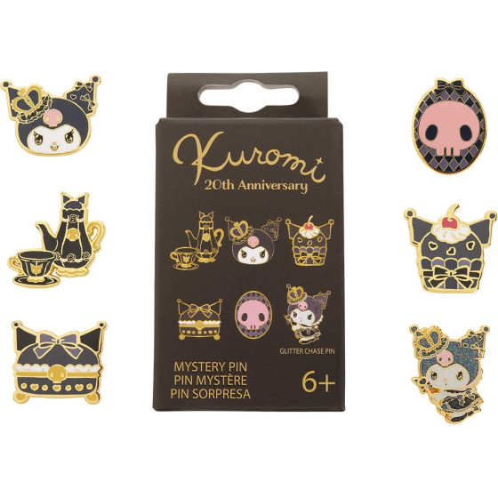 Loungefly Sanrio: Kuromi 20Th Anniversary Mystery Box Pins Eaches (SANPN0290-EA)