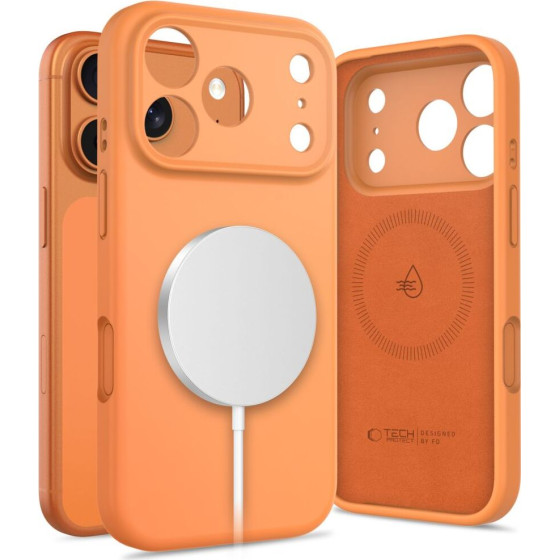 Tech-Protect Silicone Magsafe Iphone 17 Pro Cosmic ORANGE