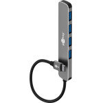 Goobay Slim 4-Port Usb Hub, USB-C To USB-A, 5 Gbit/s - (79157)