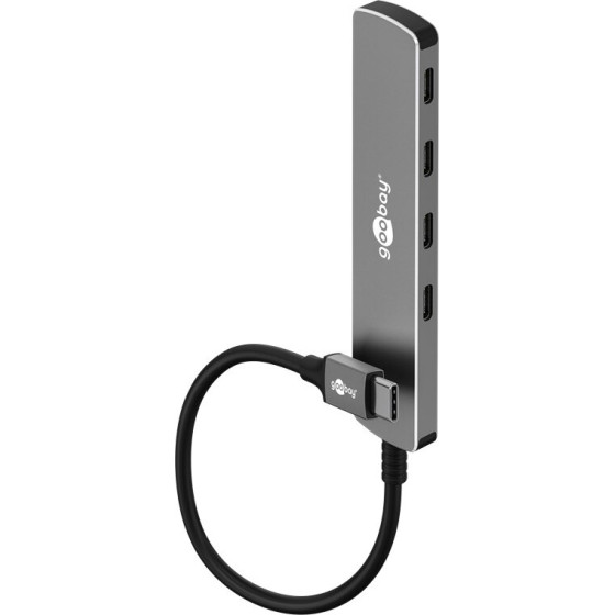 Goobay Slim 4-Port Usb Hub, USB-C To USB-C, 5 Gbit/s - (79160)