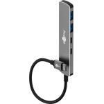 Goobay Slim 4-Port Usb Hub, USB-C To USB-C/USB-A, 5 Gbit/s - (79159)