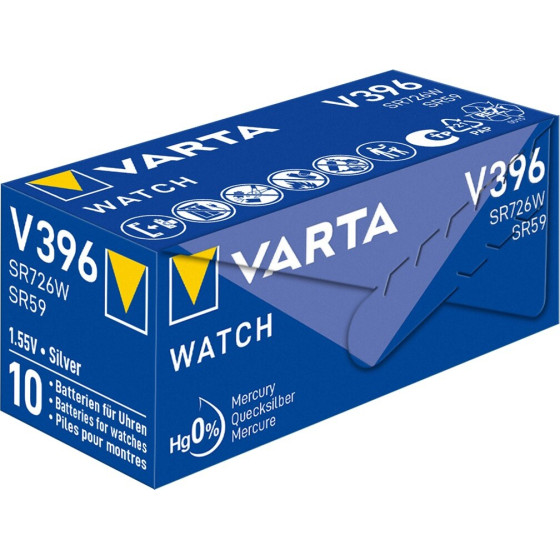 Varta SR59 (V396) Battery, 10 pcs. In Box (10 pcs)