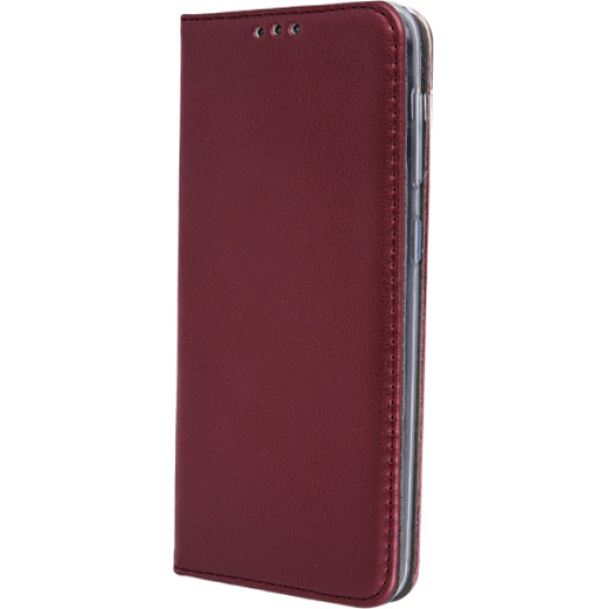 Senso Magnetic Leather Stand Book Motorola G86 Burgundy - (SELMOTG86BU)
