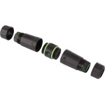 Techly Professional IWP-Md C6-IP68T-Sl - Slim ��������� Coupler Cat.6 RJ45 F/F IP68