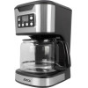 Jocca Digital Drip Coffee Machine 1.5L With Glass Jug And Timer SILVER/Black - (J-2497)