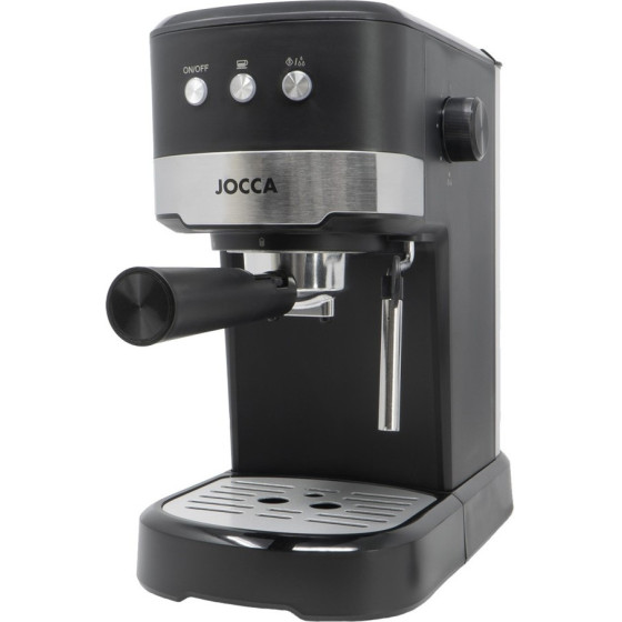 Jocca Espresso Cofee Maker 20 Bars With Vaporizer And Remobable Deposit 1,25L Black - (J-2377)