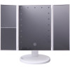 Jocca Foldable Makeup Mirror With Led Light And 1X/2X/3X Magnification White - (J-2722)
