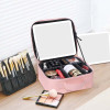 Jocca Makeup Briefcase With Rechargeable Led Mirror Pink - (J-2723)